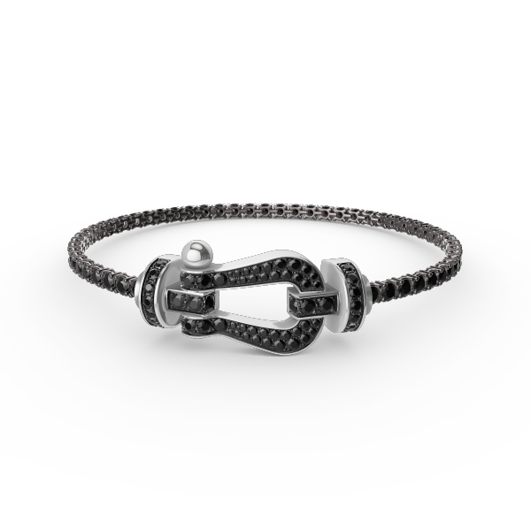 Dream FORCE  LARGE HORSESHOE FULL DIAMOND TENNIS BRACELET